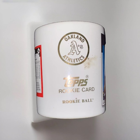 Jose Canseco Topps Rookie Card Sports Nostalgia Coffee Mug/Oakland A’s - Picture 9 of 17